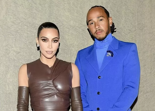 Kim Kardashian and Lewis Hamilton