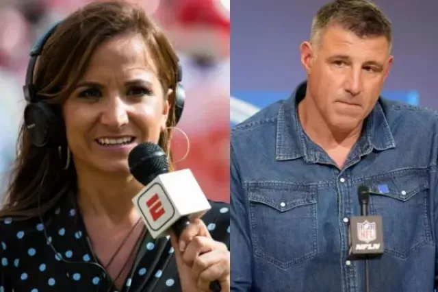 Mike Vrabel and Dianna Russini
