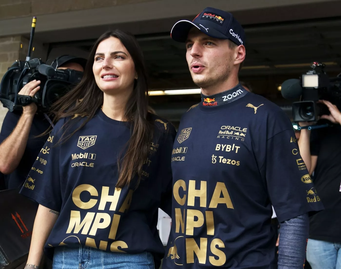 Max Verstappen and Kelly Piquet