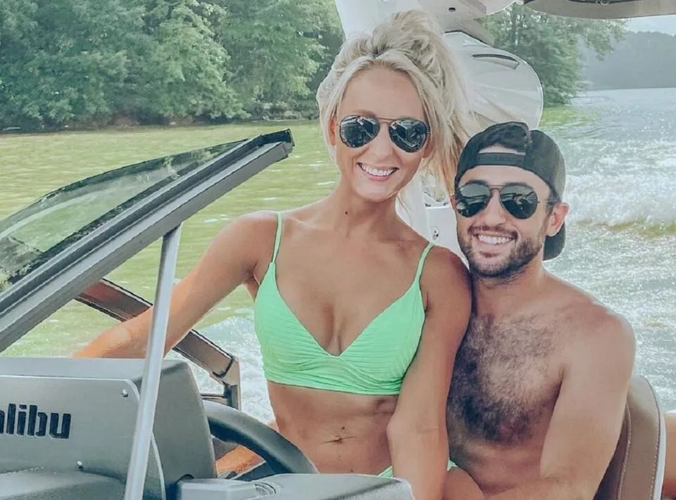 Chase Elliott and Ashley Anderson
