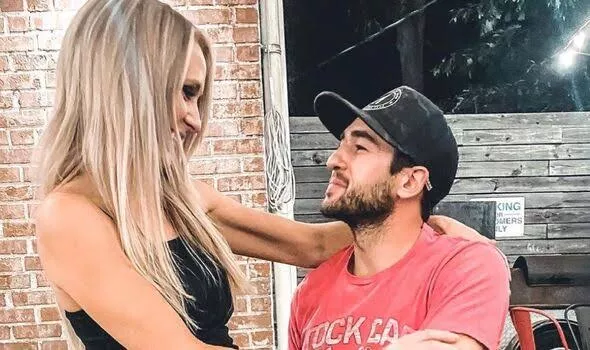 Chase Elliott and Ashley Anderson