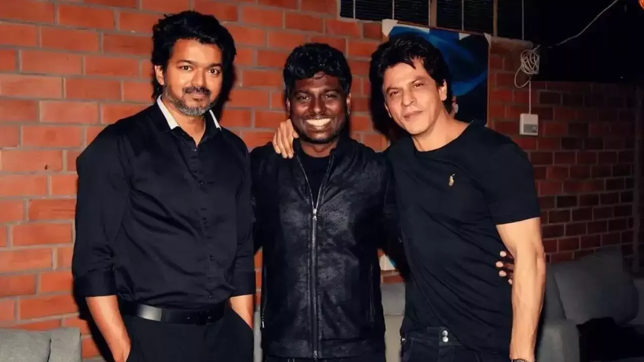 Thalapathy Vijay and Shah Rukh khan