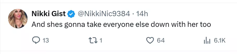Nikki Gist comment