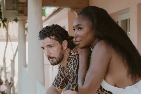 Venus Williams and Andrea Preti