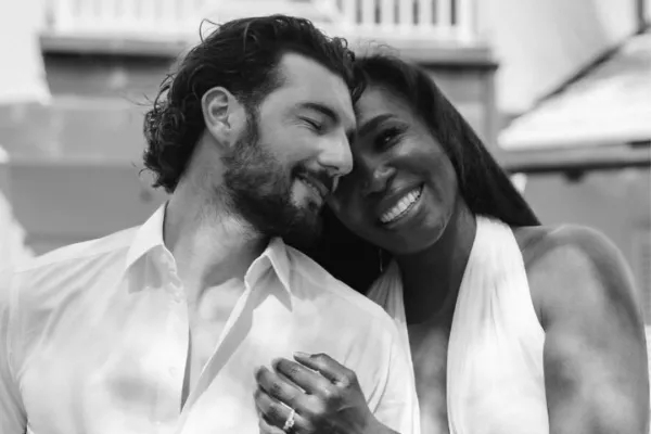 Venus Williams and Andrea Preti