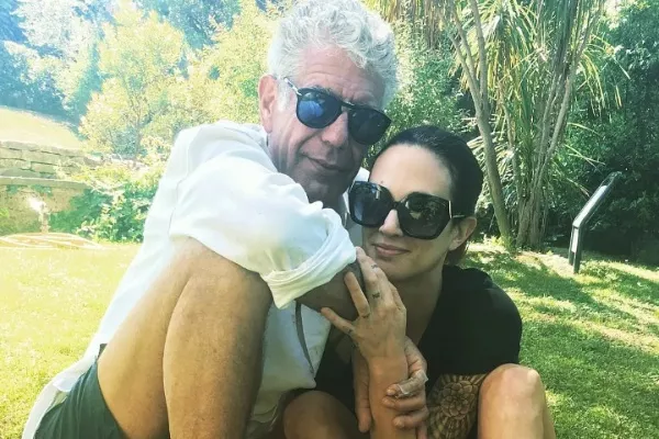 Anthony Bourdain and Asia Argento