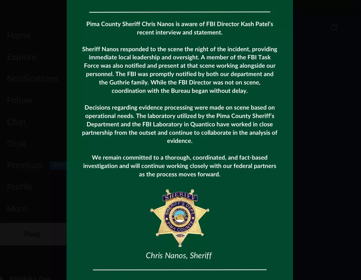 statement