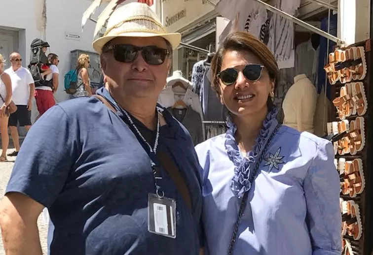 Neetu Kapoor and Rishi Kapoor
