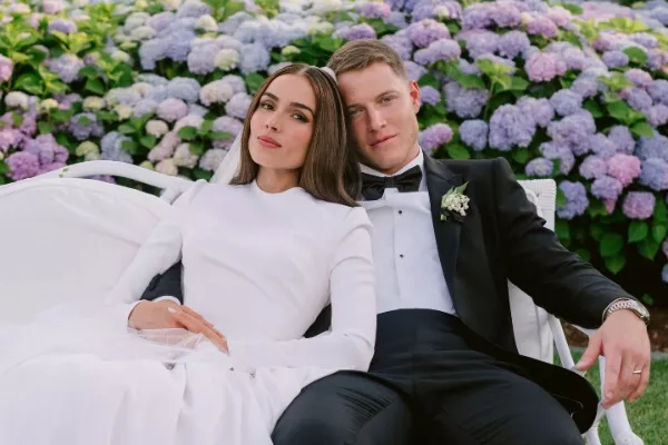 Olivia Culpo and Christian McCaffrey