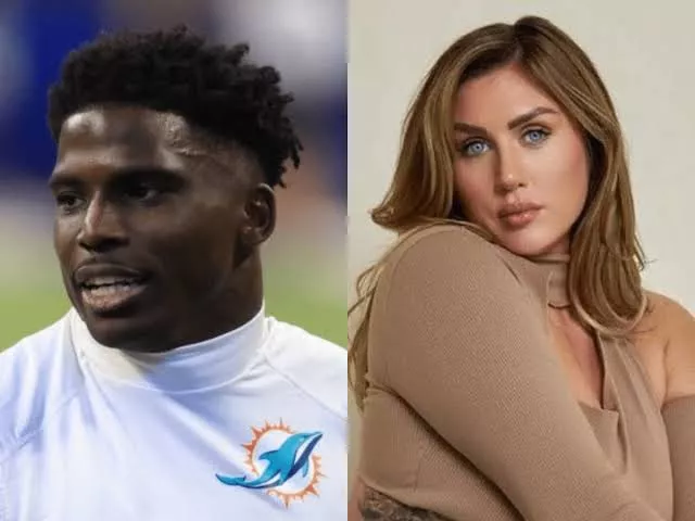 Sophie Hall and Tyreek Hill
