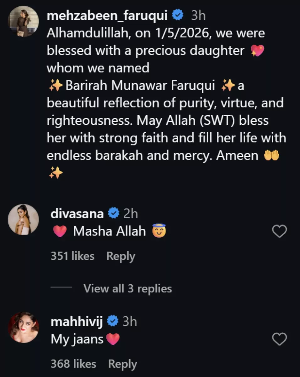 Munawar and Mehzabeen