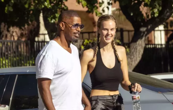 Alyce Huckstepp and Jamie Foxx