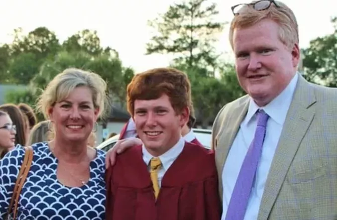 Alex Murdaugh with family