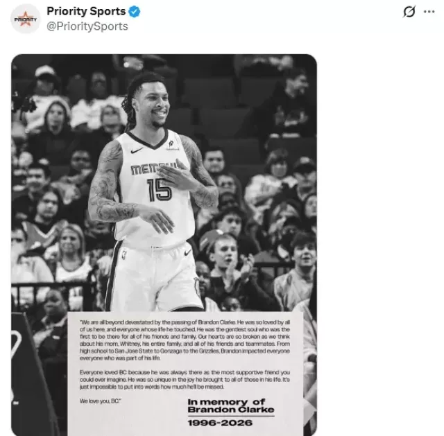 Brandon Clark death statement