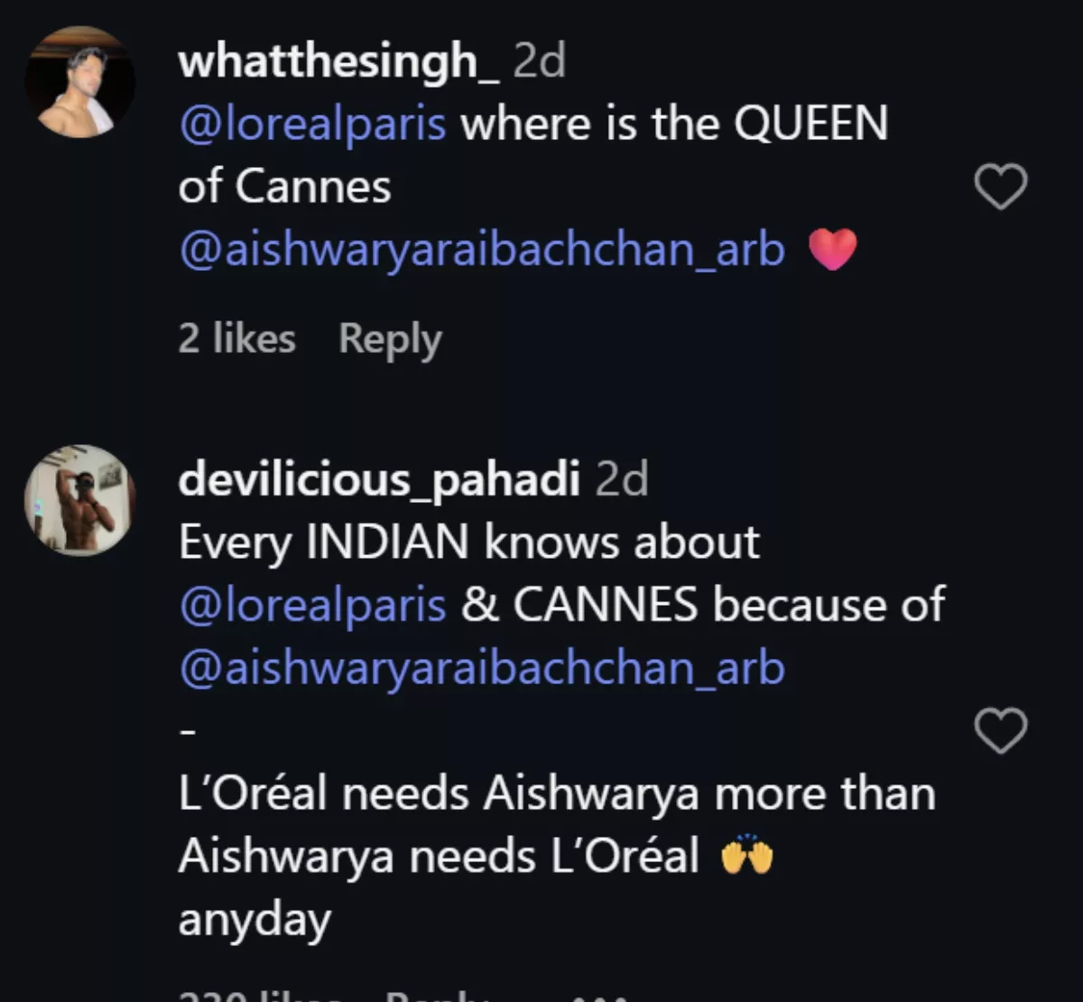 comments