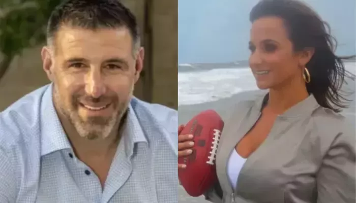 Mike Vrabel and Dianna Russini