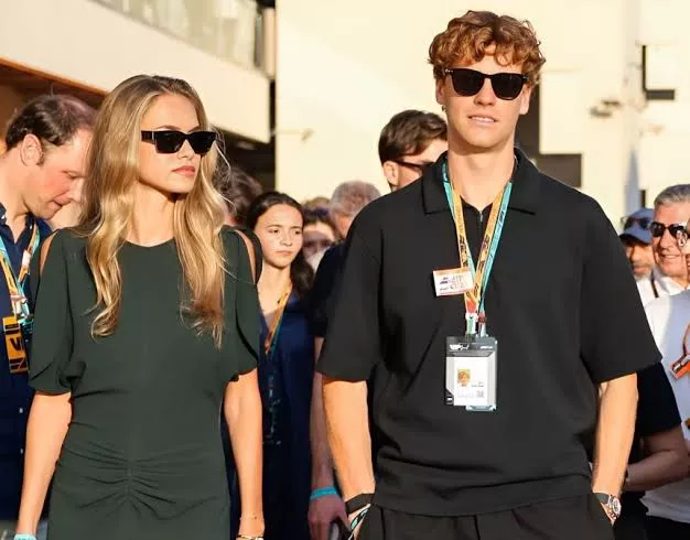 Jannik Sinner and Laila Hasanovic 