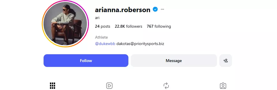 Arianna Roberson Instagram