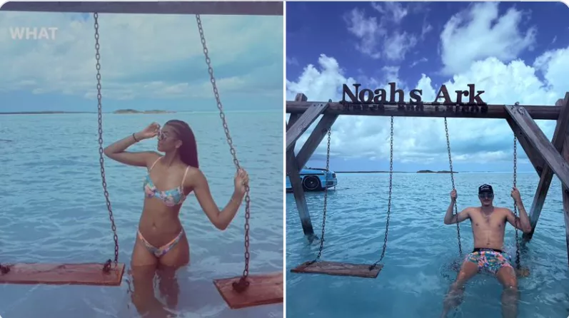 Arianna Roberson and Cooper Flagg vacation pics