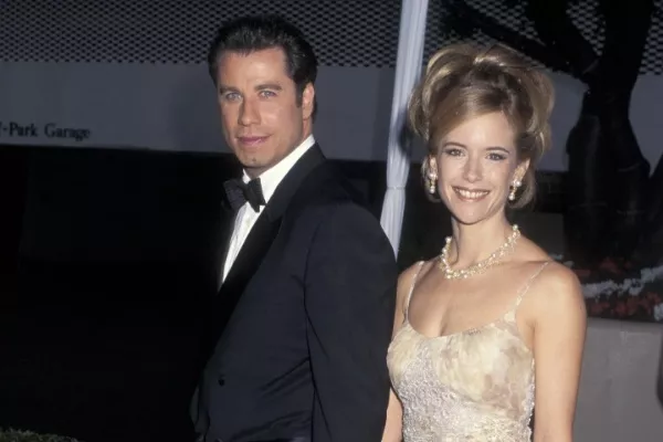 John Travolta and Kelly Preston