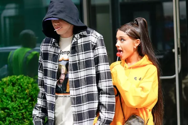 Pete Davidson and Ariana Grande