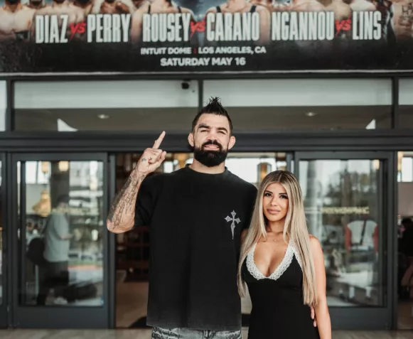 Mike Perry and wife Latory Perry