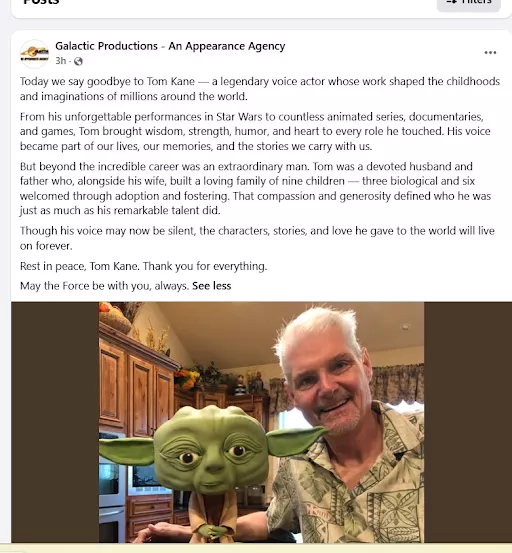 Tom Kane death