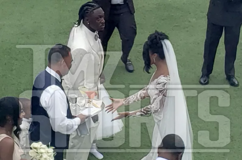 A.J. Brown wedding