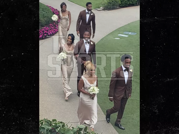 A.J Brown wedding