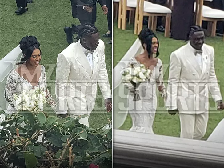 A.J Brown wedding