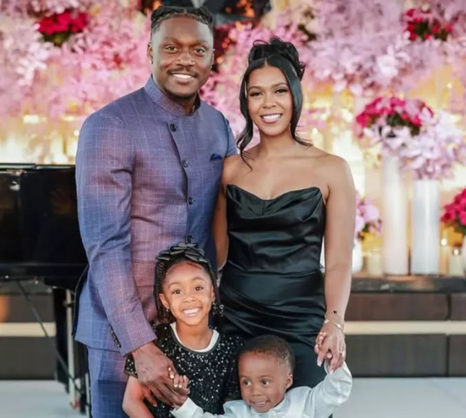 A.J. Brown wedding