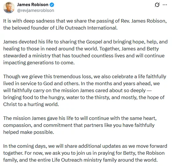 James Robison death