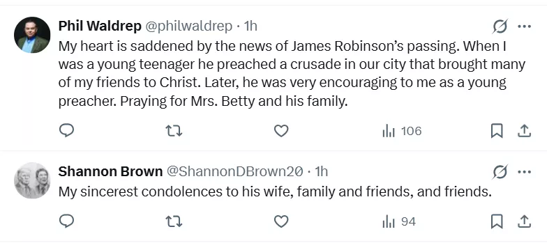 James Robison death