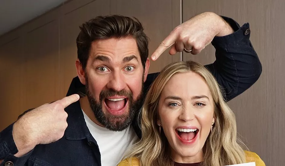 John Krasinski and Emily Blunt