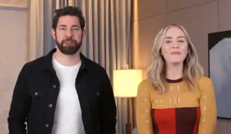 John Krasinski and Emily Blunt