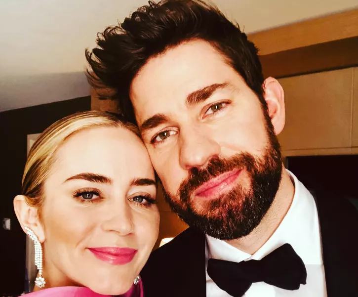 John Krasinski and wife Emily blunt