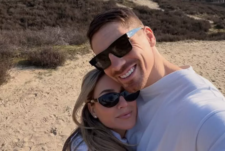 Rico Verhoeven with fiancee Naomy Van Beem