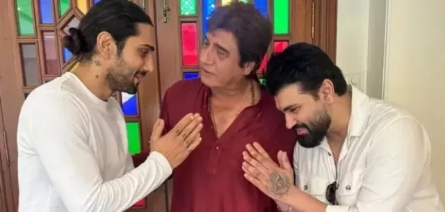 Raj Babbar with sons