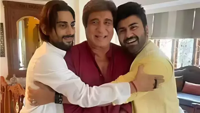 Raj Babbar with sons