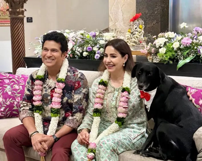 Sachin Tendulkar and Anjali