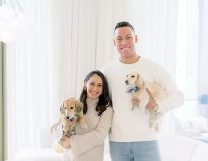 Aaron Judge and wife Samantha