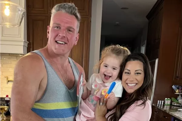 Pat McAfee and Samantha Ludy