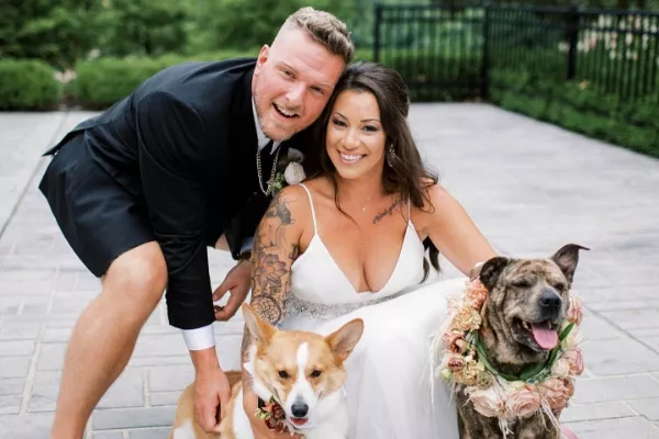 Pat McAfee and Samantha Ludy