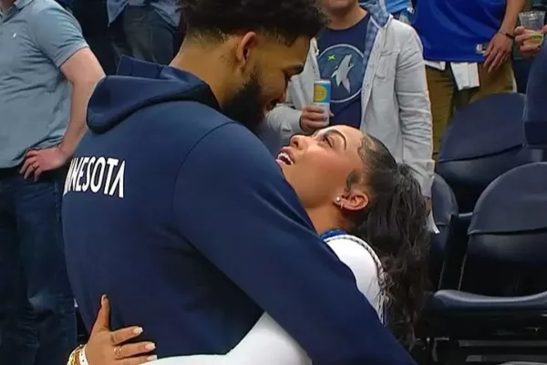 Karl Anthony-Towns and Jordyn Woods
