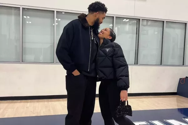 Karl Anthony-Towns and Jordyn Woods