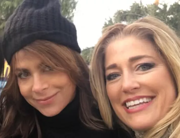 Jeanne Moore and Paula Abdul
