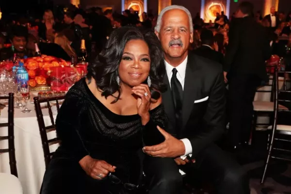 Oprah Winfrey and Stedman Graham