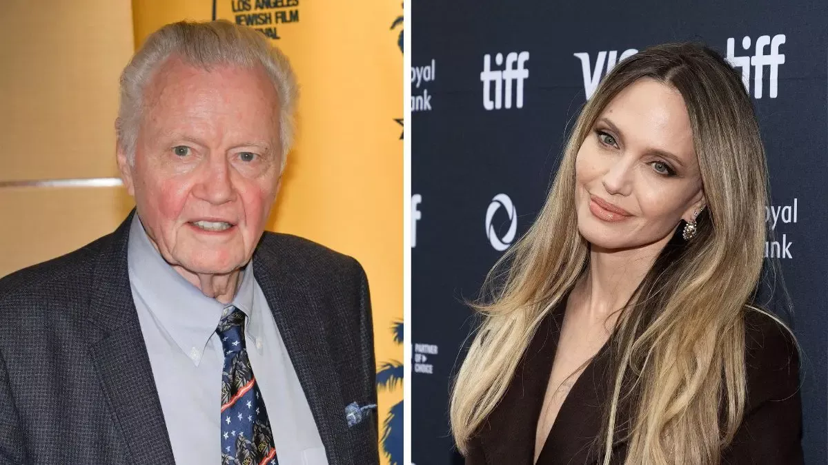 Angelina Jolie and Jon Voight
