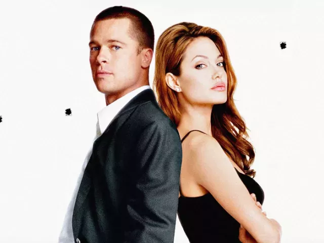 Angelina Jolie and Brad Pitt