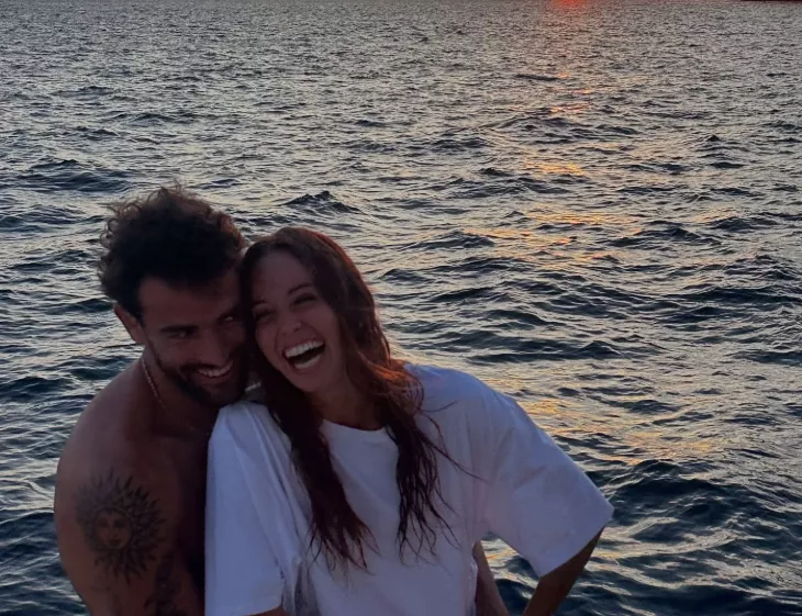 Matteo Berretteni with gf Venessa Bellini